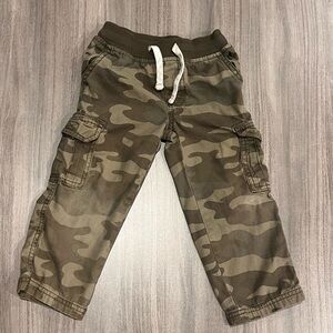 Carter's Green Camouflage Cargo Pants
